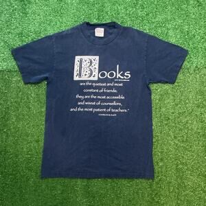 Vintage 1997 Global Ideas Books Shirt Size M